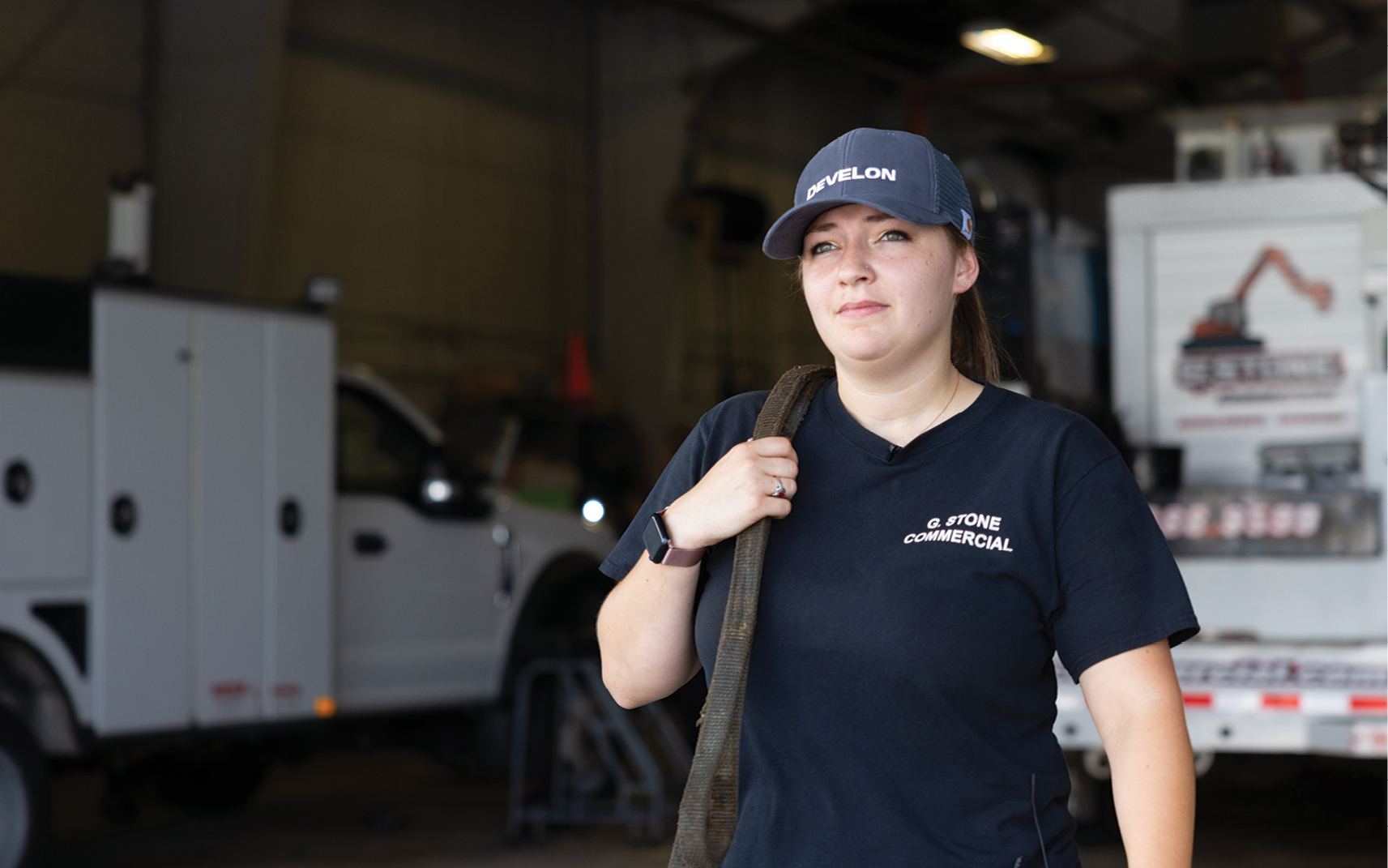 Emily Loso, a service, parts and warranty specialist at G. Stone Commercial.